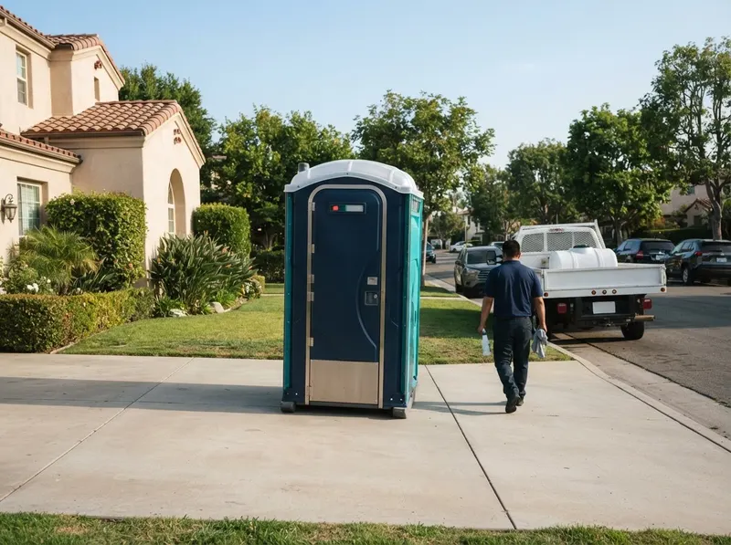 Deluxe Flushing Portable Restrooms in Los Angeles, CA