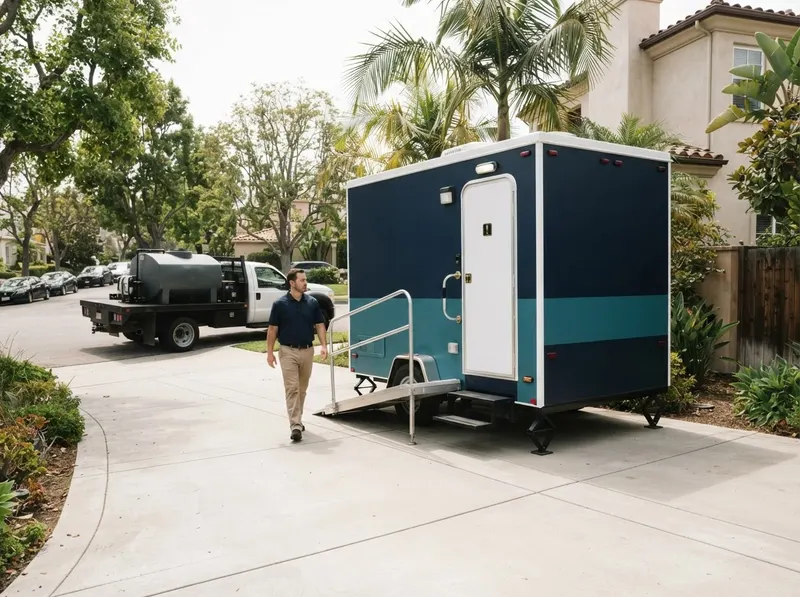Luxury Restroom Trailers in Los Angeles, CA