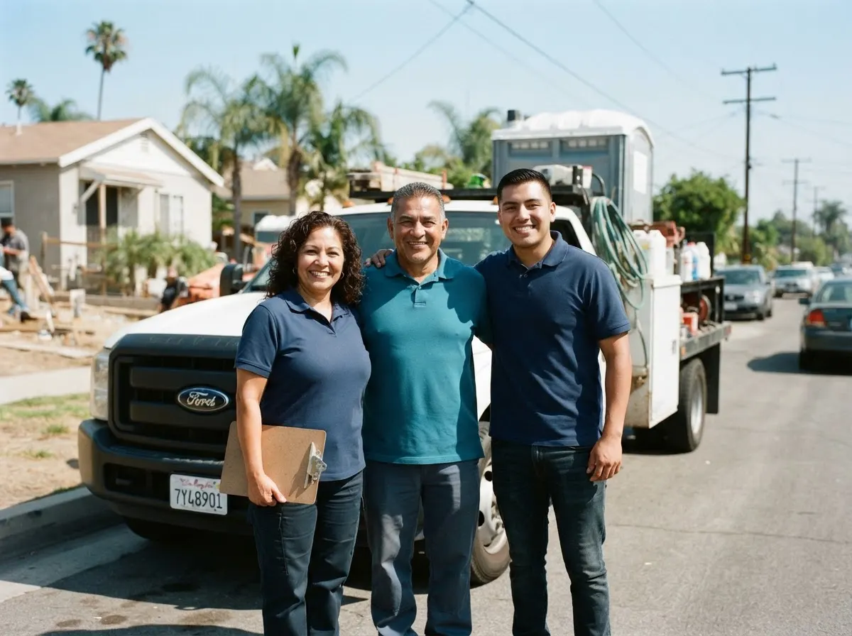 The OakHaven Portable Toilets team — portable toilet rentals in Los Angeles, CA